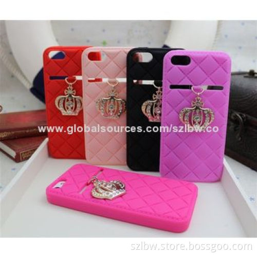 Diamond Crown Flex Silicone Case, Designed to Fit the Contour of iPhone 5 Precisely
